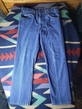 Vintage Levi's Orange Tab Jeans Mens 34x28 Medium Wash Blue 20508-0914 USA